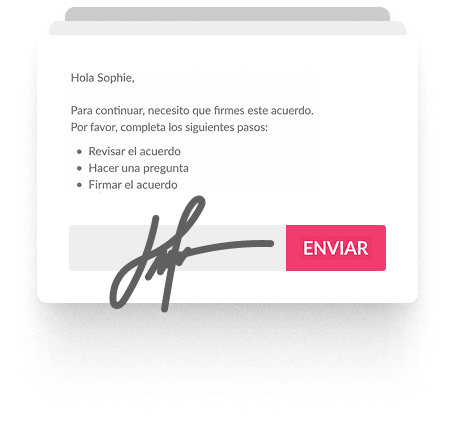 Sample email template